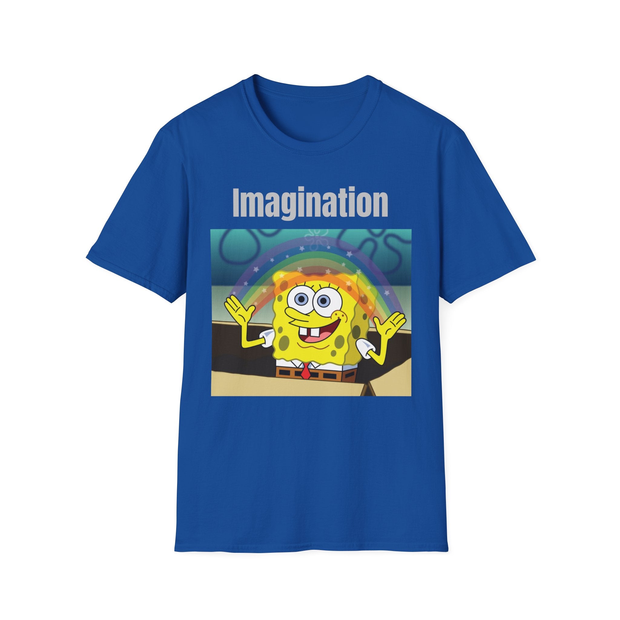 Imagination SpongeBob T-Shirt — Rainbow Cartoon Graphic Tee