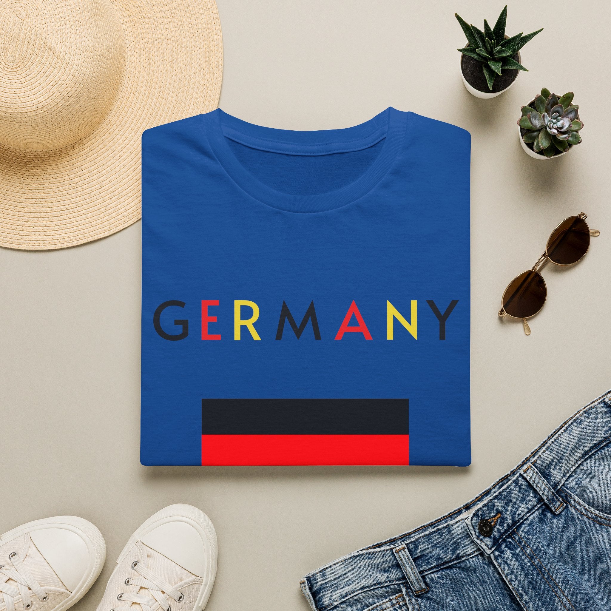Germany Flag T-Shirt — Minimal German Pride Tee